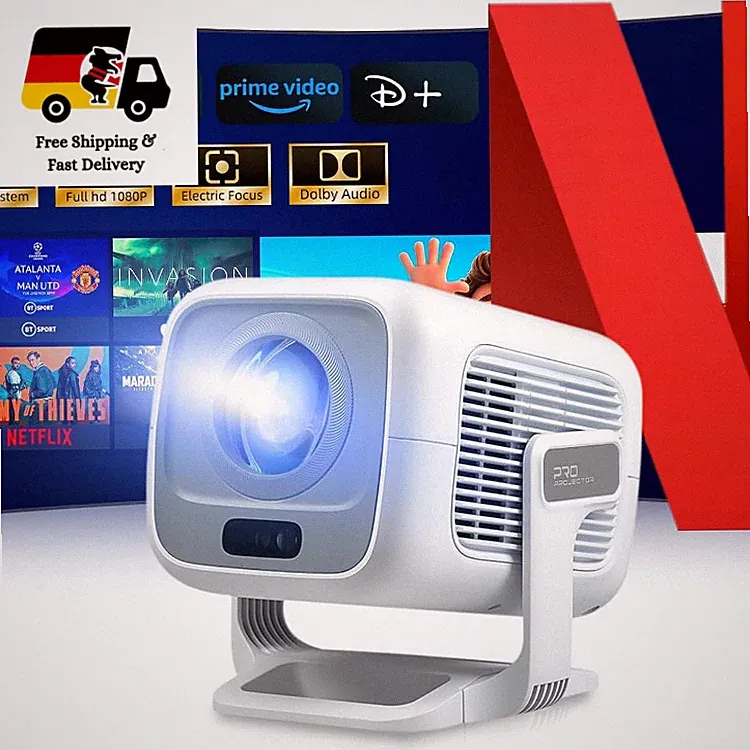 Beamer 4K 700 ANSI Smart Projektor Heimkino Full HD 108