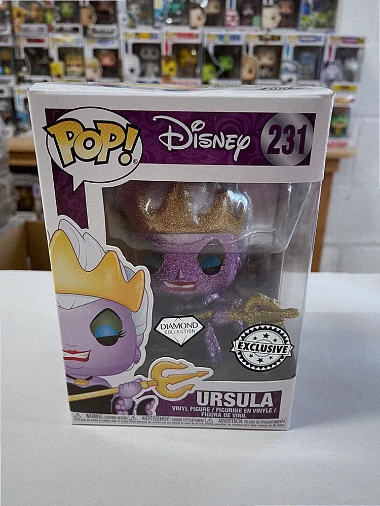 Beschädigte Box Disney Ursula Diamond Collection 3,75" Pop Vinyl Figur Funko 231