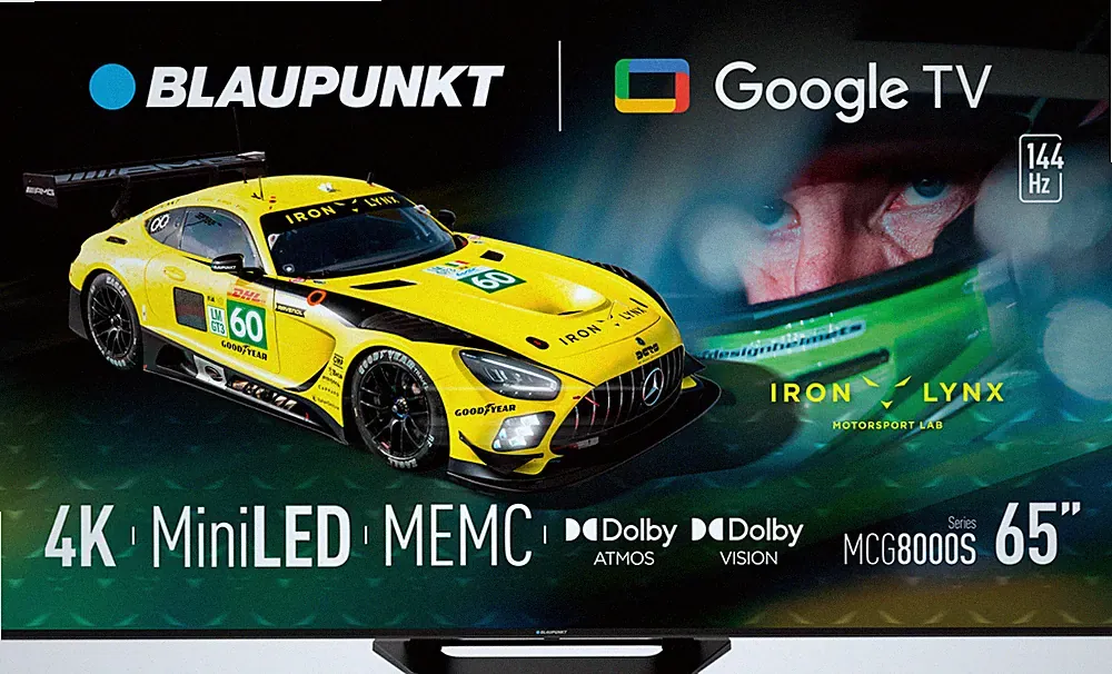 Blaupunkt 65 Zoll Mini LED TV 4K UHD Google TV Dolby Atmos HDMI🌟Smart Fernseher
