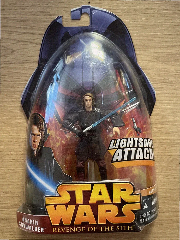 BNIB Star Wars ROTS Actionfigur Anakin Skywalker Hasbro Figur #02 3,75 Zoll