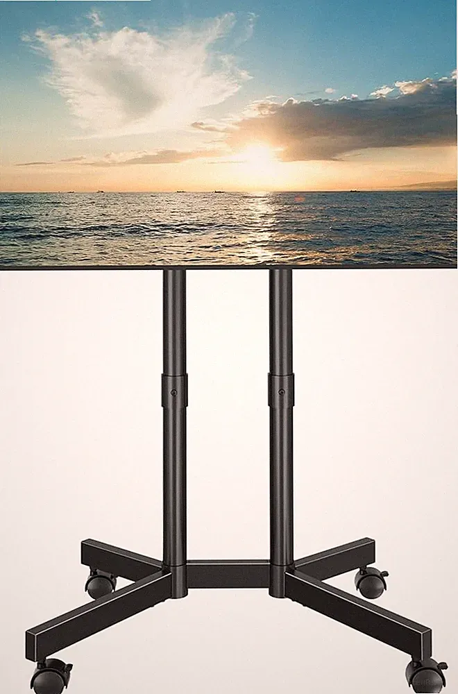 BONTEC Mobile TV Ständer für 32-70 Zoll TVs, Rollbarer TV Stand mit Verriegelbar