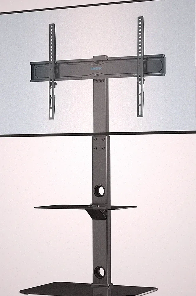 BONTEC TV Ständer 30-70 Zoll Flach Curved Fernseher bis 40 kg Höhenverstellbar