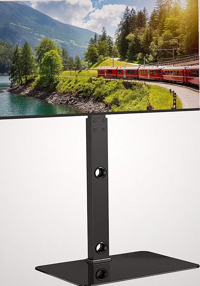 BONTEC TV Standfuß Fernsehstand 30-70 Zoll Flach Curved Fernseher bis 40 kg