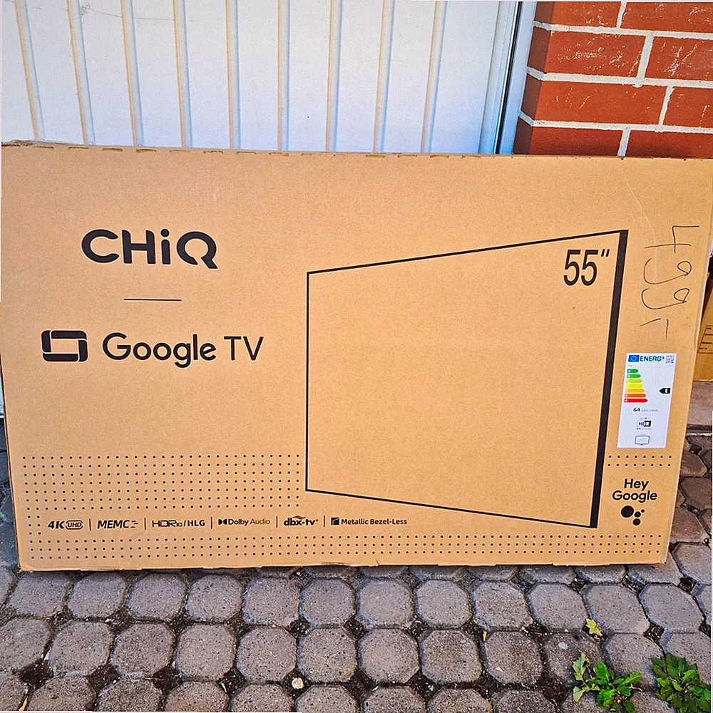 CHiQ U55M10V 55 Zoll (139cm),4K (2160p) LED Google TV Fernseher HDR Rahmenlos