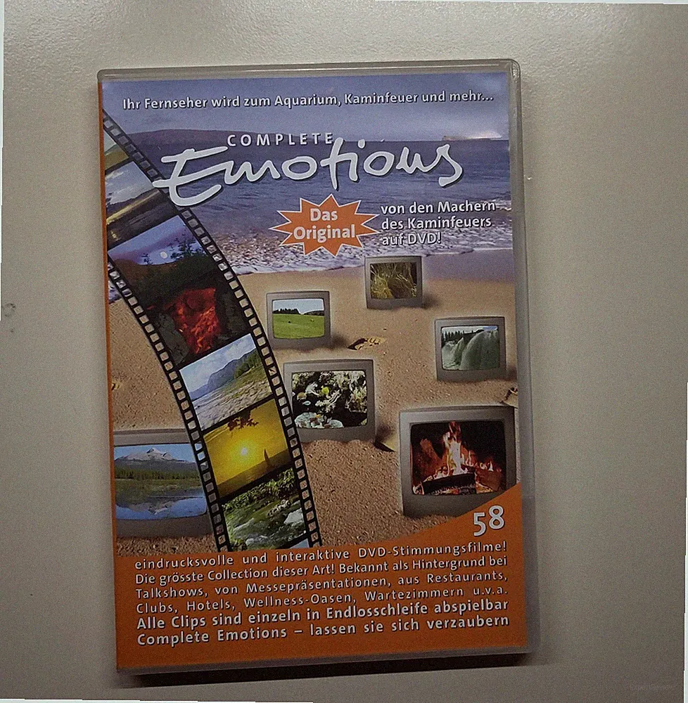 Complete Emotions DVD - Bildschirmschoner für TV DVD-Player