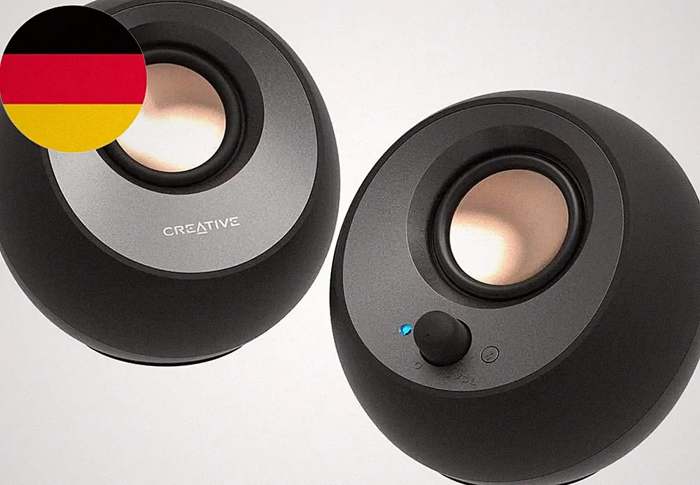 CREATIVE Pebble V3 Minimalistischer 2.0-Usb-C-Desktop-Lautsprecher Mit Usb-Audio