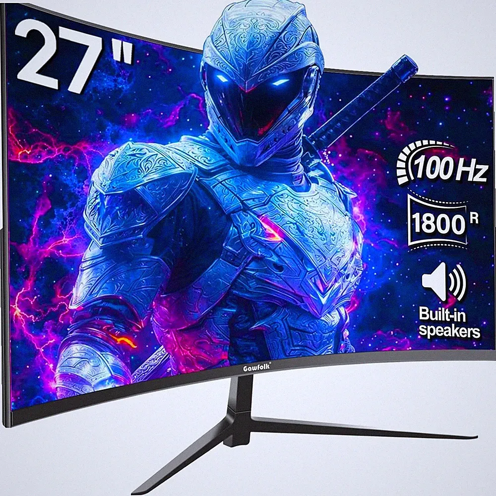 Curved Gaming Monitor 27 Zoll 100Hz 1800R 75Hz