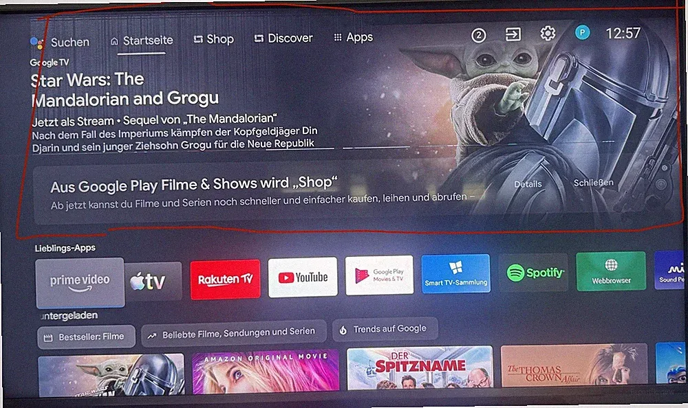 Defekt Philips 58PUS8506/12 58 Zoll 4K LED Smart TV Google TV Ambilight