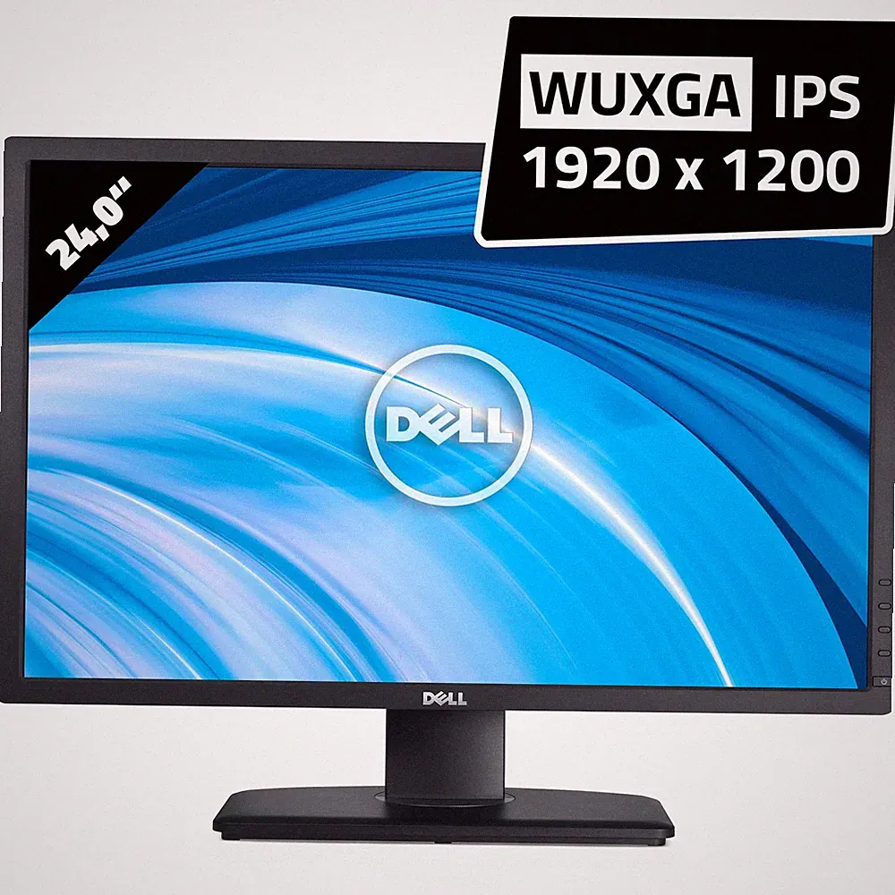 Dell Ultrasharp U2412M 24 Zoll Monitor 1920x1200 WUXGA IPS 8ms Schwarz