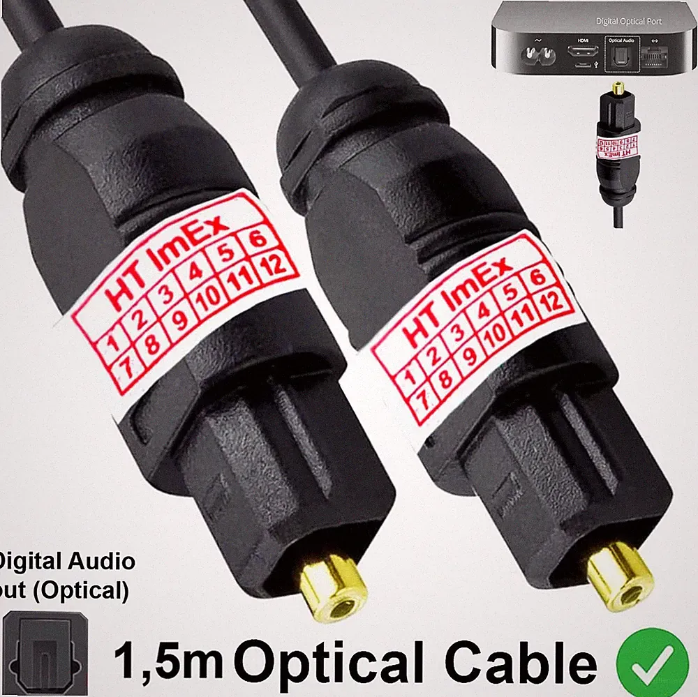 Digital Audio Optisches kabel für SAMSUNG GQ75QN90C NEO QLED SMART TV 4K 75 Zoll