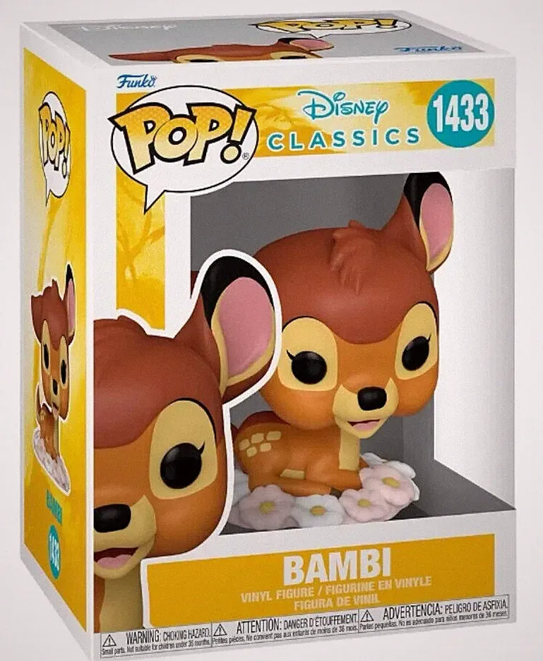 Disney Classics Bambi 80th Pop! Vinyl Figur Funko 1433, 3.75 Zoll