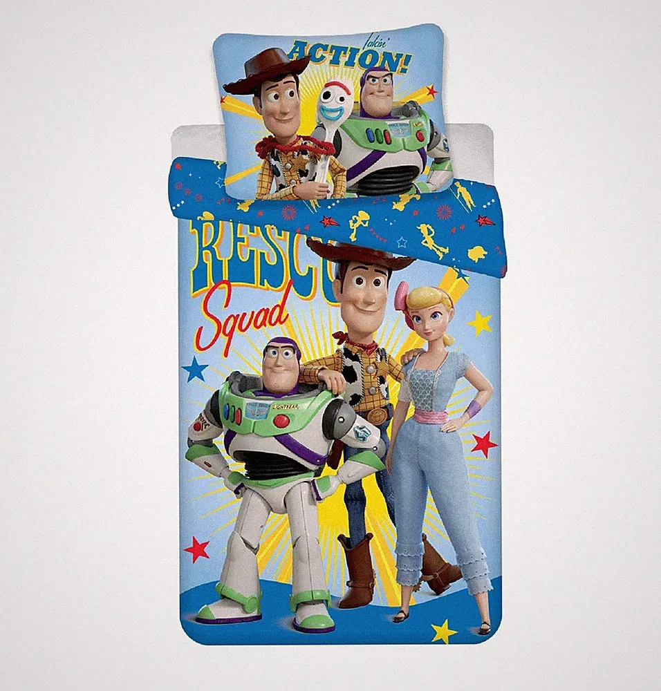Disney Toy Story Rettung Kinder Bettwäsche Einzel Duvetbezug 140x200cm