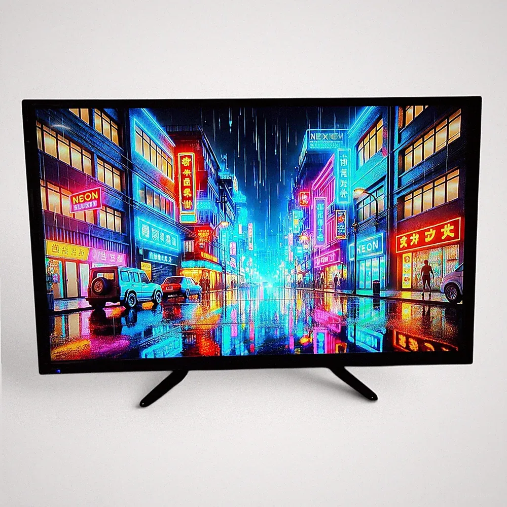 Dyon 32 Zoll (80cm) Fernseher HD LED TV DVBC DVBS2 DVBT2) 3 HDMI Scart VGA