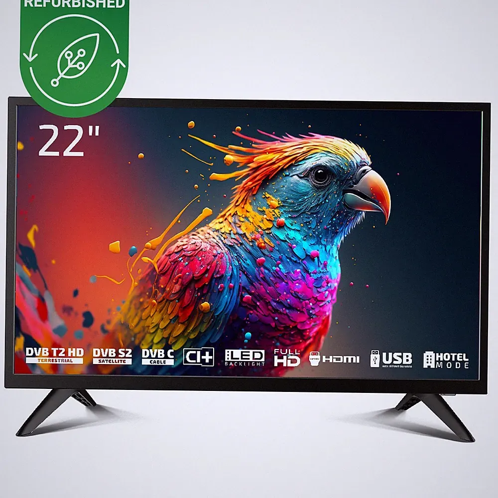 DYON Enter 22 Pro X2 55 cm 22 Zoll Full-HD Fernseher DVB-C/-S2/T2 Hotelmodus USB