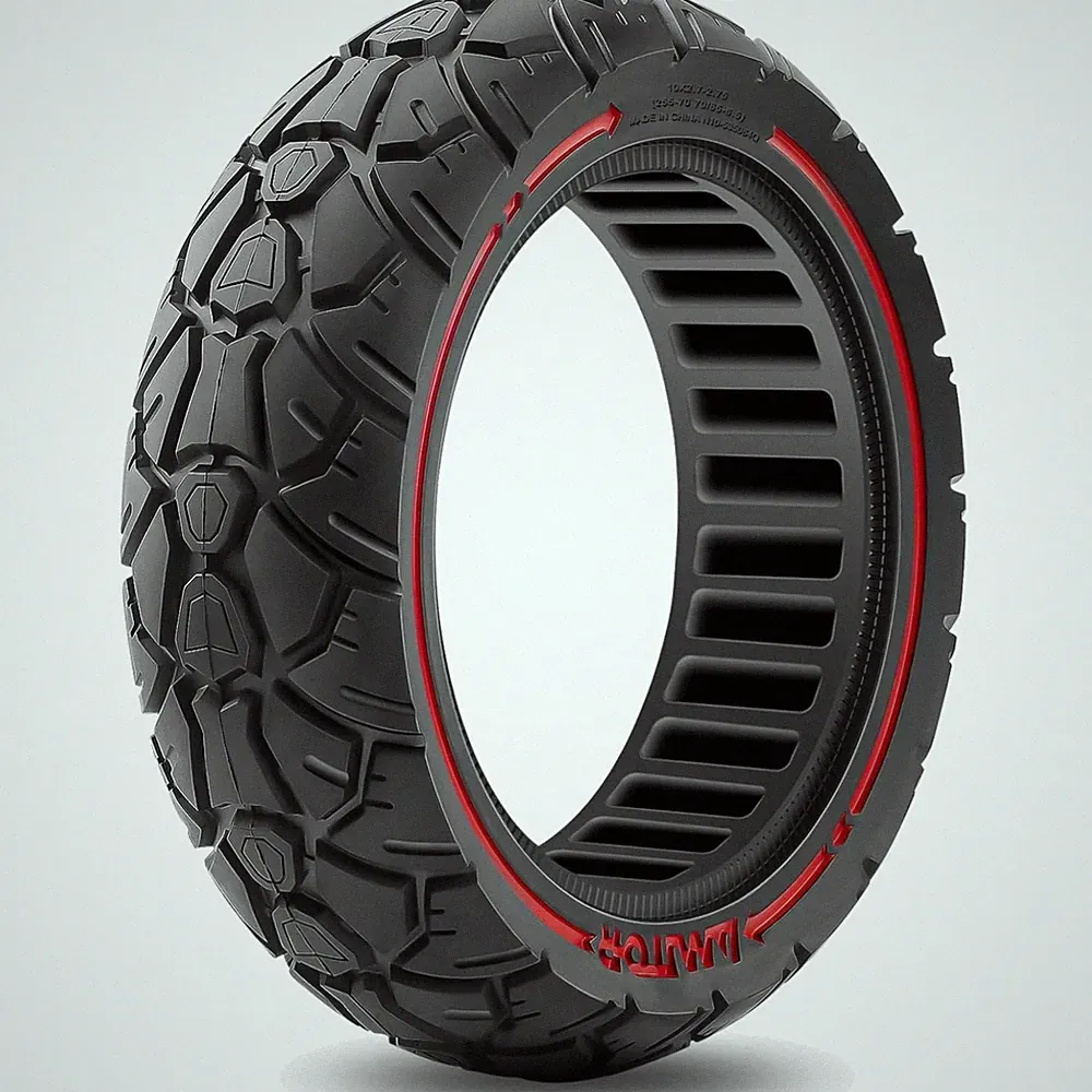 E Scooter Vollgummireifen Offroad Pannensicher Abriebfest 10x2.75-6.5