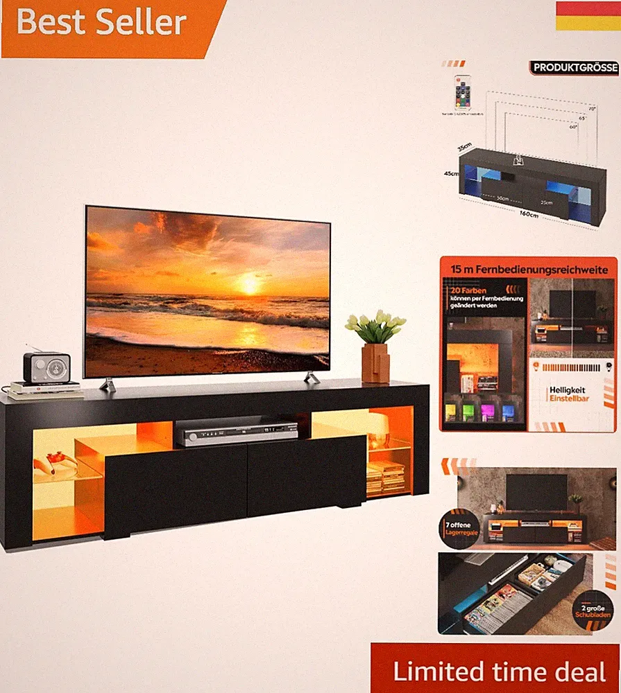 tv schrank für 75 zoll fernseher