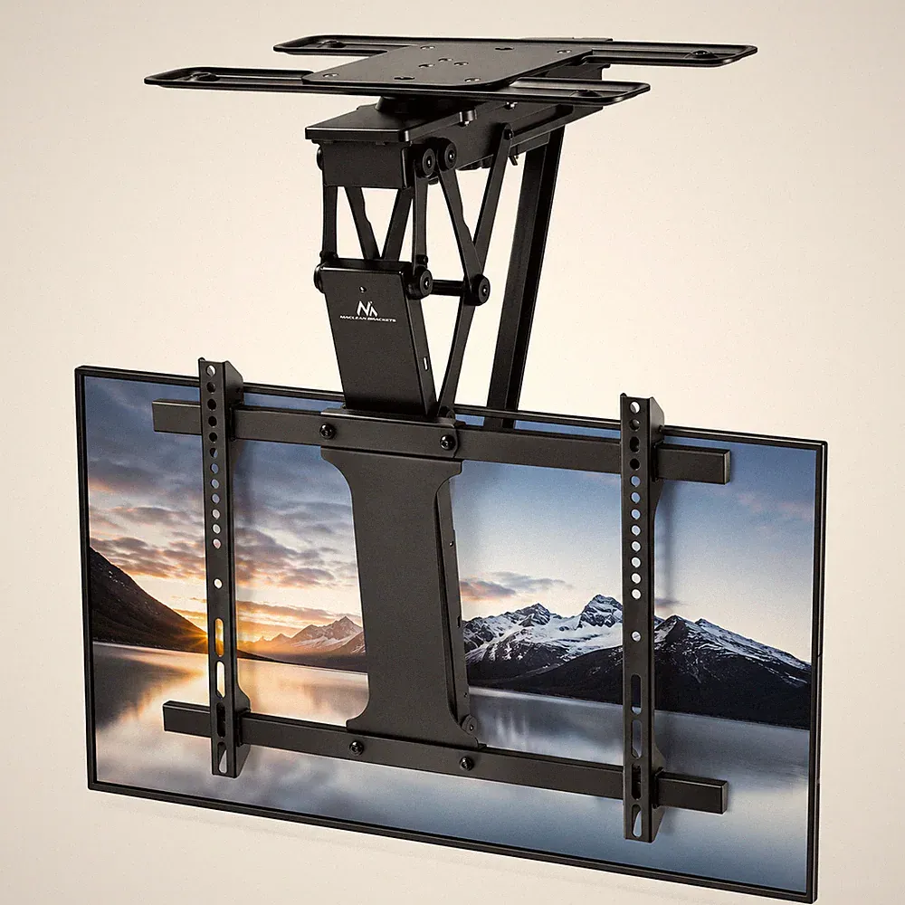 Elektrische TV Deckenhalterung motorisiert mit Fernbedienung 32-75 Zoll bis 35kg