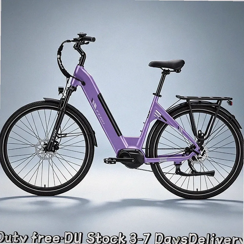 Elektrofahrrad 250W BAFANG Mittelmotor 18AH 28" City eBike 140KM 75NM TTGO C7 SE