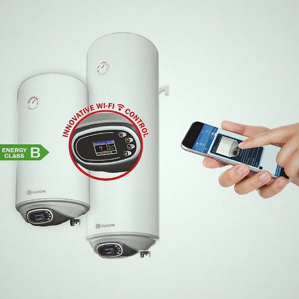 Elektrospeicher Boiler Warmwasserspeicher mit WiFi App Boiler 30-120 wandhängend