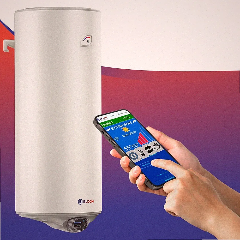 Elektrospeicher Warmwasserspeicher Boiler mit WiFi 30-150 L Liter Smart Control