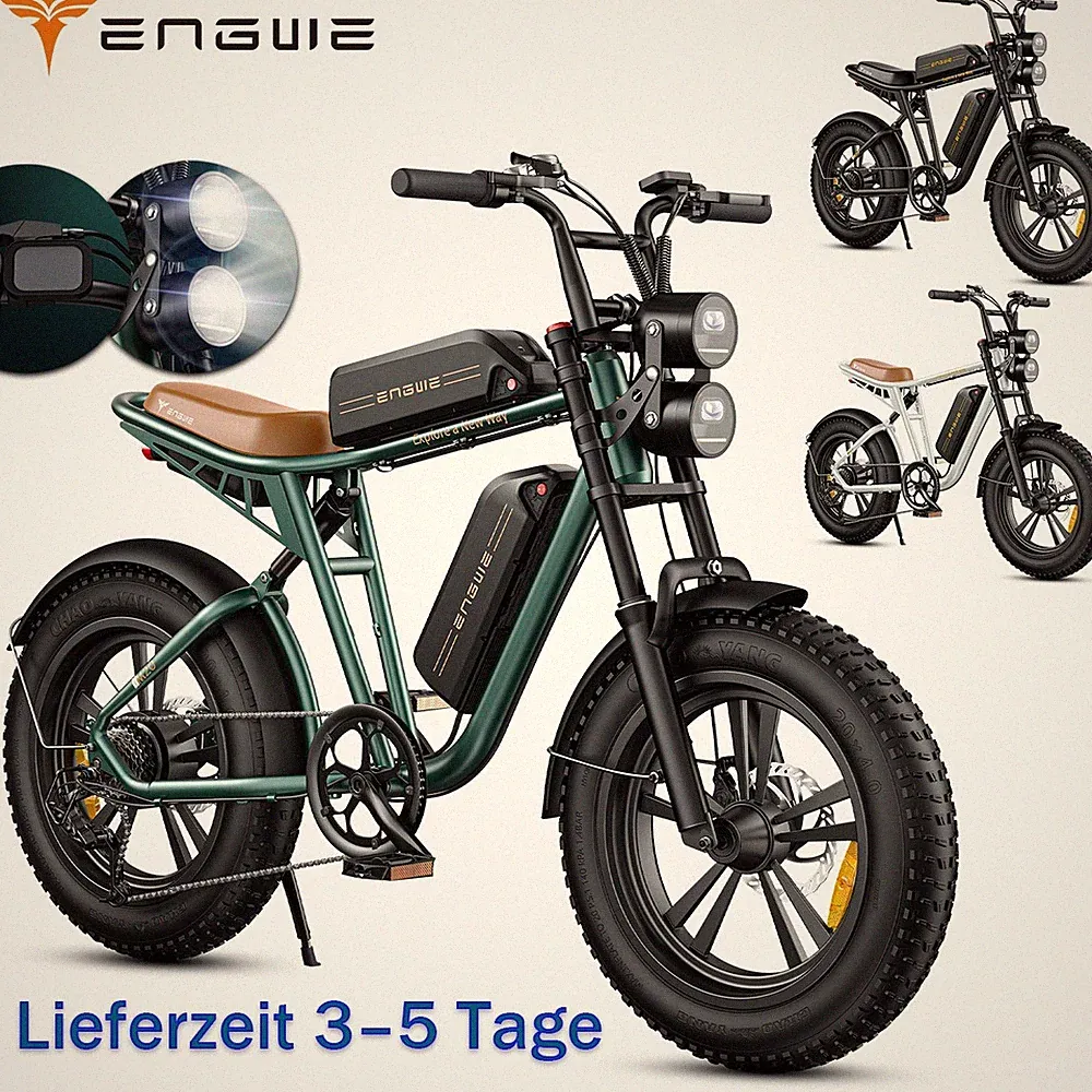 ENGWE M20 Elektrofahrrad 20Zoll E-BIKE Mountainbike 48V 13/26AH 75/150KM MTB EU