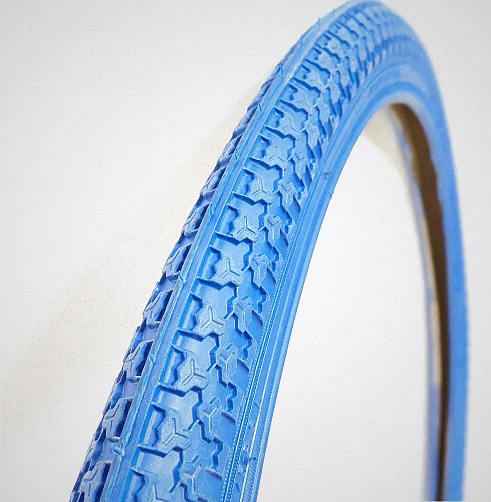 Fahrradreifen 26 x 1.75 Zoll 47-559 Blau für Oldtimer, Fahrrad Reifen Velo Retro