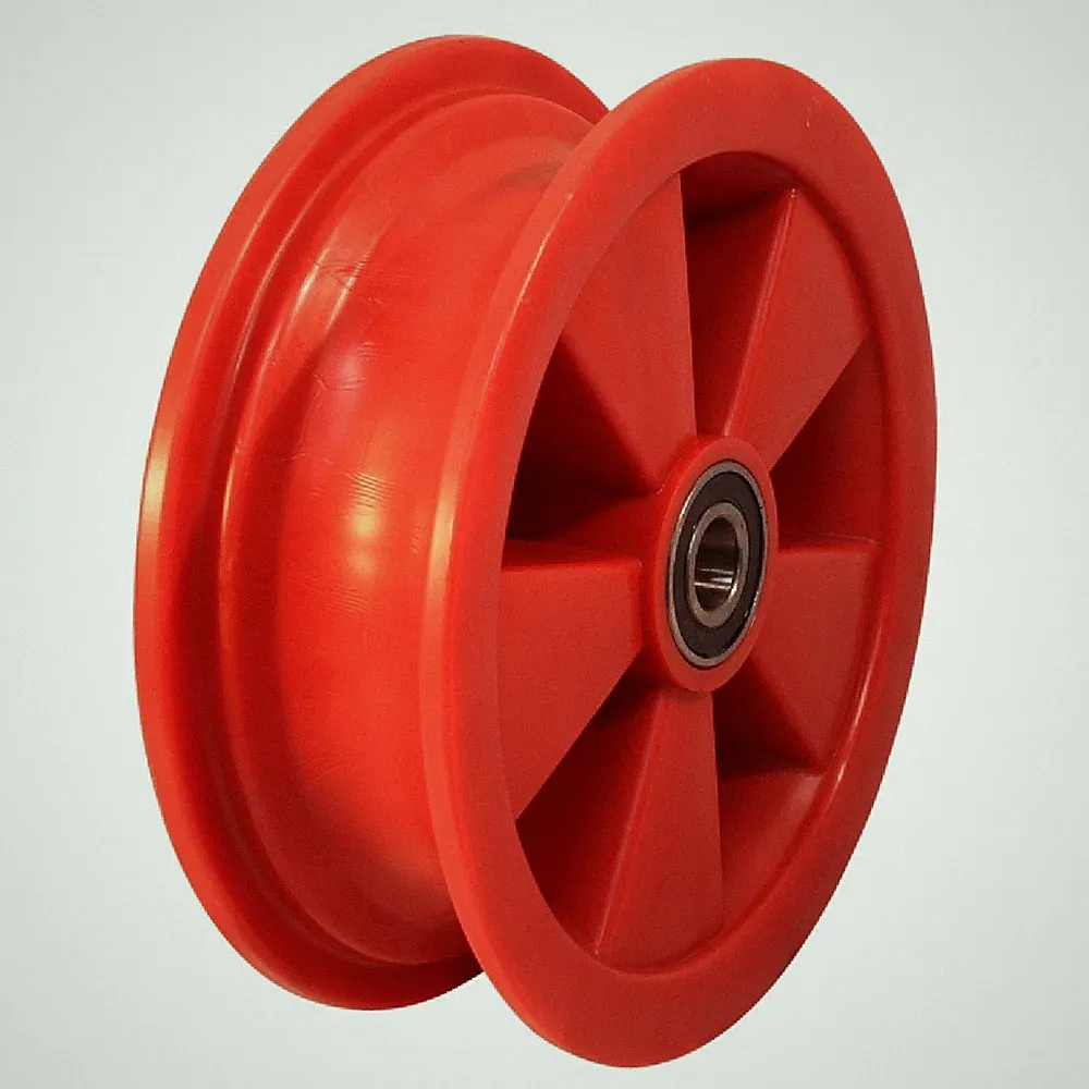 Felge 2.50Ax8 Kugellager Ø20 NL75mm Kunststoff Rot 8 Zoll