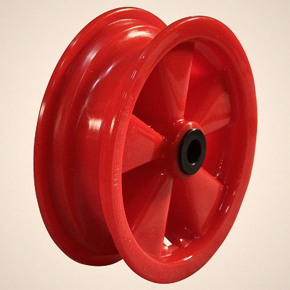Felge 2.50Ax8 Rollenlager NL75mm Kunststoff Rot 8 Zoll
