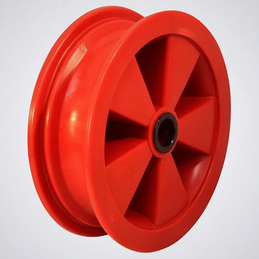 Felge 2.50Ax8 Rollenlager Ø25 NL75mm Kunststoff Rot 8 Zoll