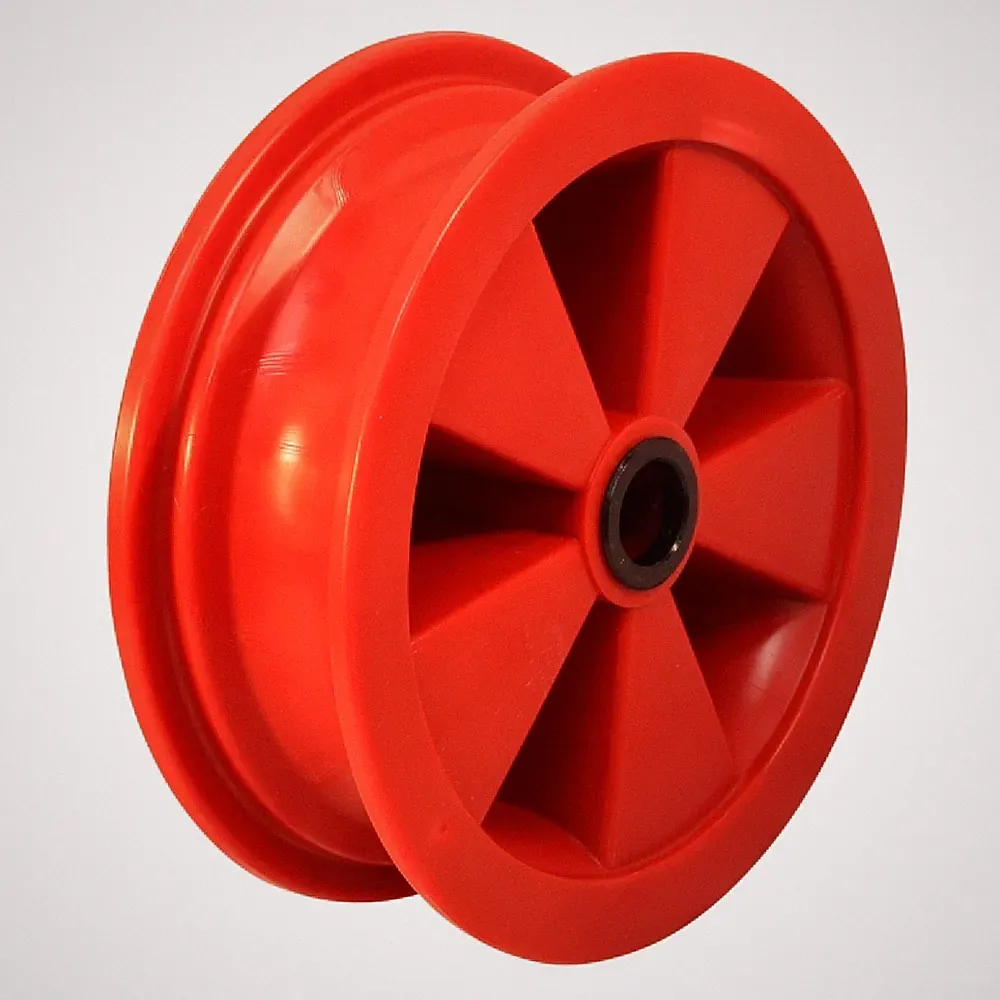 Felge 2.50Ax8 Rollenlager Ø25 NL75mm Kunststoff Rot 8 Zoll