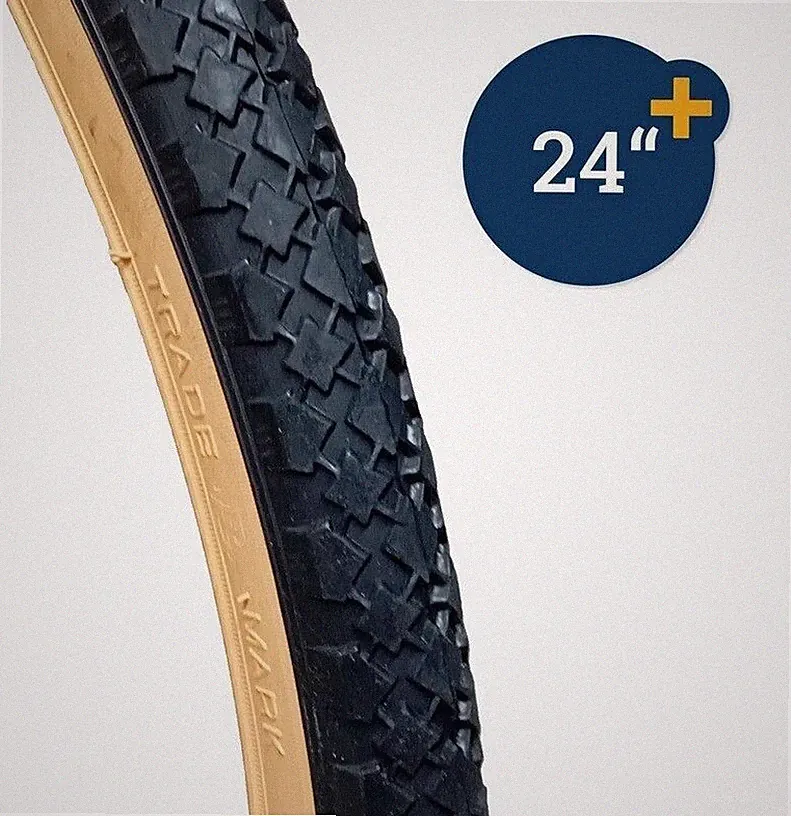 Filmer 45.304 Fahrraddecke Premium 24 x 1,75 Retro Fahrrad Reifen für 24" Rad