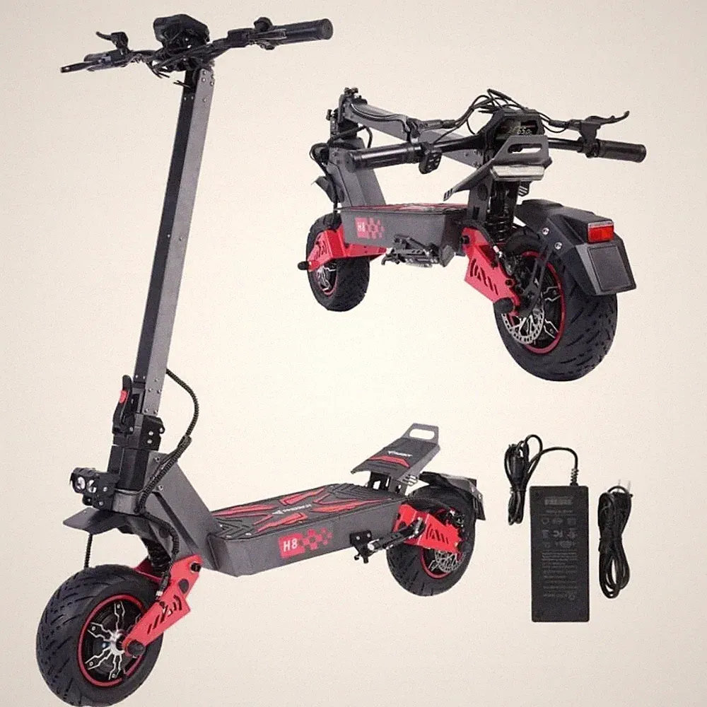 Freeboy H8 E-Scooter 6000W 40Ah Elektroroller 11'' Off-road E-Roller Bis 75 km/h