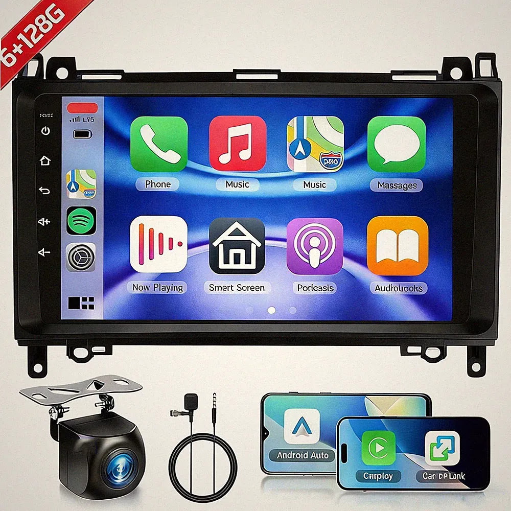 FÜR 2004-2012 MERCEDES-BENZ A.B-KLASSE W245 W169 ANDROID AUTORADIO STEREO GPS FM