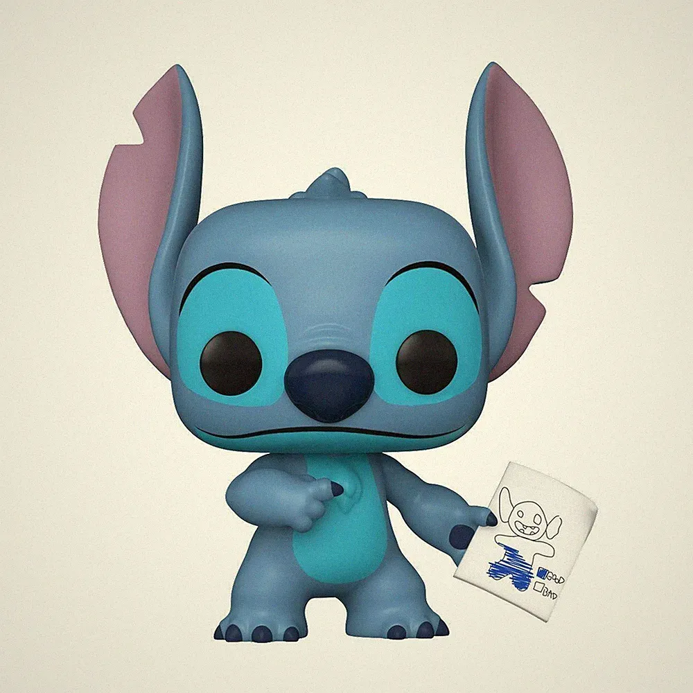 Funko POP! Disney Stitch Mit Stimmungs-Tafel 3.75 Zoll Vinyl Figur (#1744)