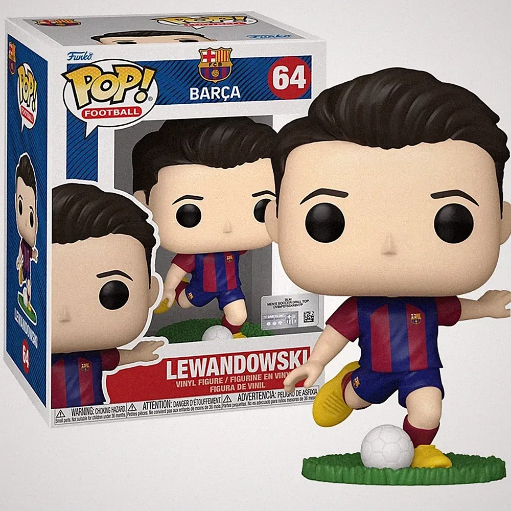 Funko Pop! Robert Lewandowski 2025 Barcelona Vinyl Figur 3,75 Zoll