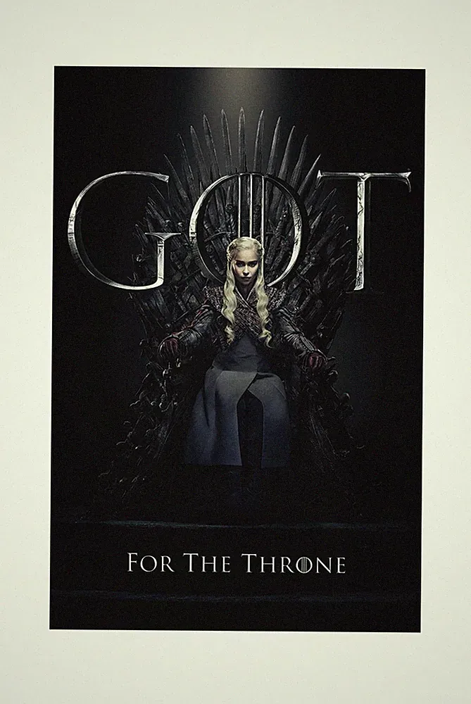 Game of Thrones Poster Daenerys für den Thron Film 61x91,5 cm | 24x36 inch Neu