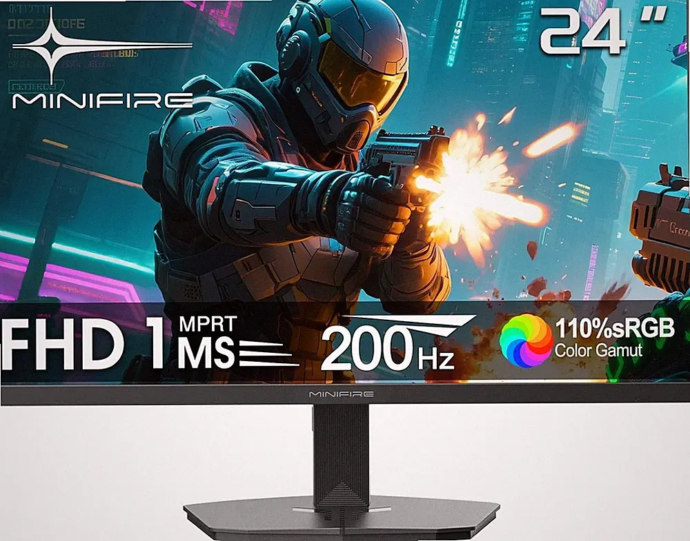 Gaming Monitor Full HD 200Hz 1ms AdaptiveSync HDMI DP für PC
