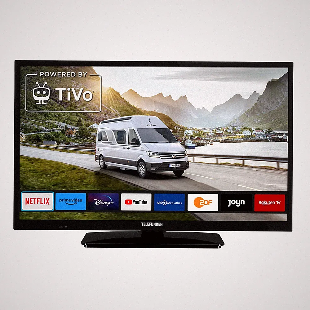 Gelhard GTV2422I Smart TV 24 Zoll DVB/S/S2/T2/C, DVD, USB, 12V 230 Volt WLAN