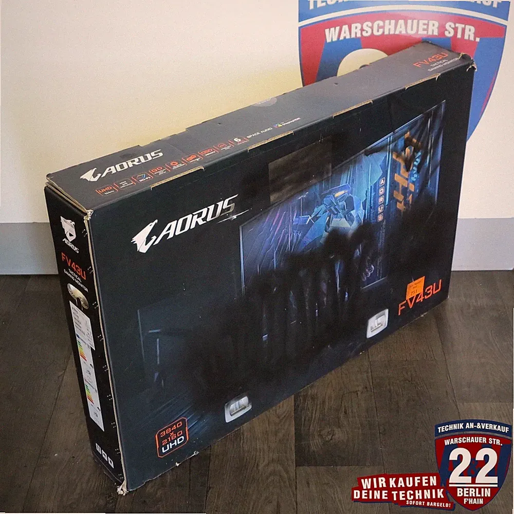 GIGABYTE AORUS FV43U 43 Zoll 4K UHD LED Gaming-Monitor - Schwarz