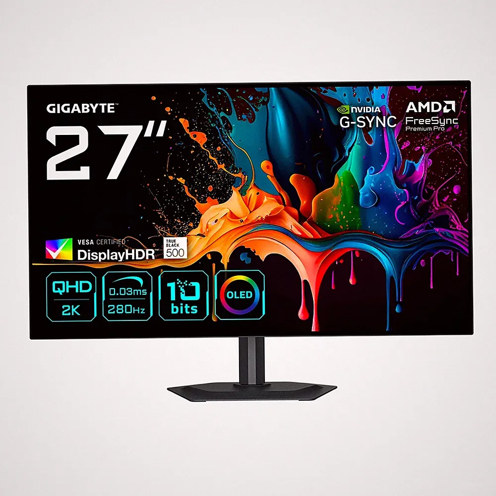 GIGABYTE MO27Q28G 27 Zoll WQHD wOLED 16:9 240 Hz Gaming Monitor