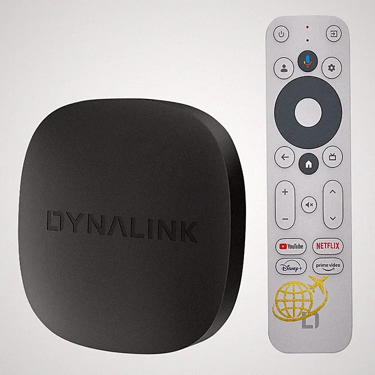 Google TV Box 4K Streaming Player mit Dualband WiFi und Google Assistant