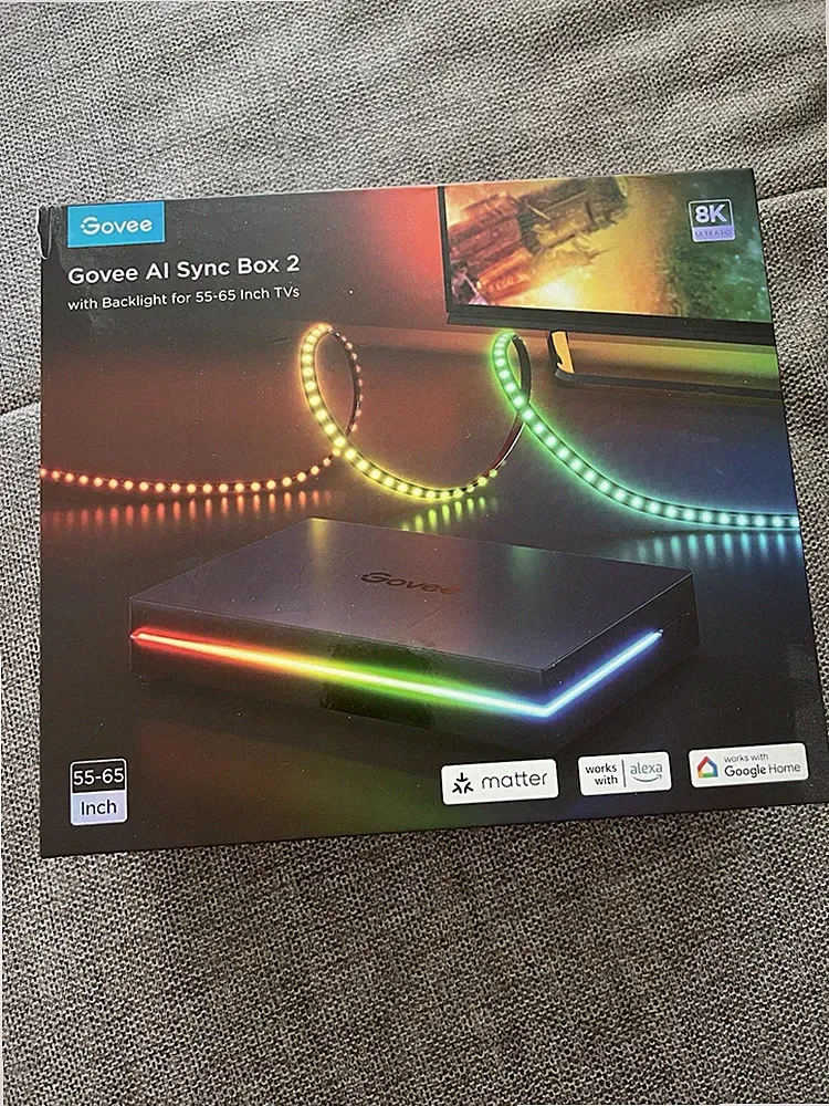 Govee AI Sync Box 2 (55–65 Zoll) HDMI 2.1 Ambilight TV Backlight OVP ungeöffnet