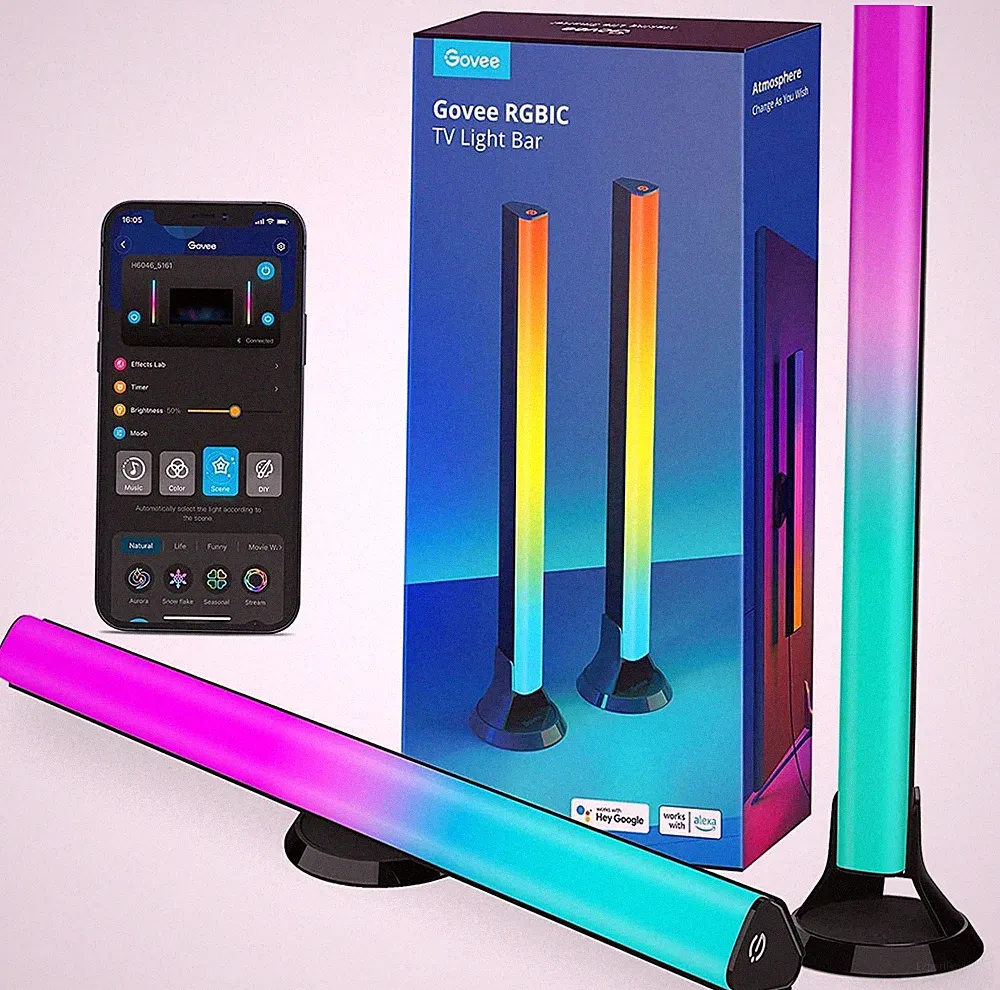 Govee RGBIC LED Lightbar, TV Hintergrundbeleuchtung für 45-70 Zoll LED Lampe App