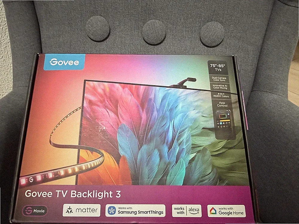 Govee TV-Hintergrundbeleuchtung 4, für Fernseher von 75-85 Zoll, neu