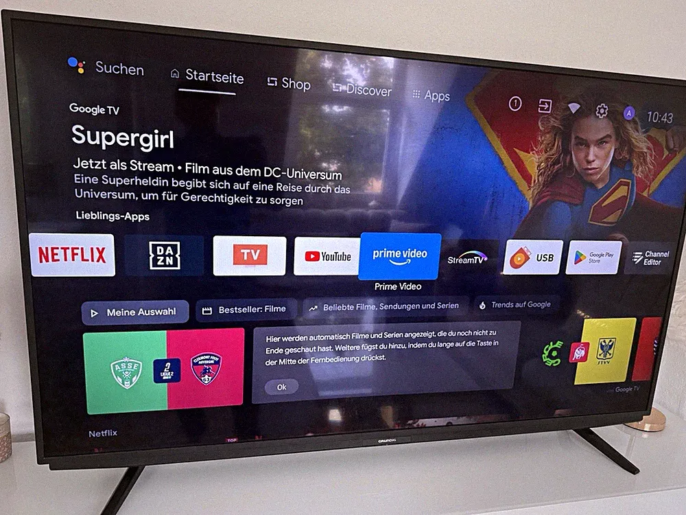 GRUNDIG 65" LED Smart TV Google TV 1080p FHD Grundig 43 VCE 220
