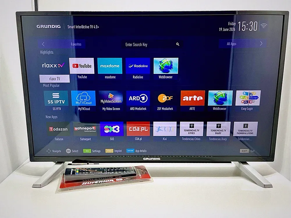 Grundig FULL HD 32" Zoll LED LCD TV 81cm Fernseher Triple Tuner DVB-C/S2/T2