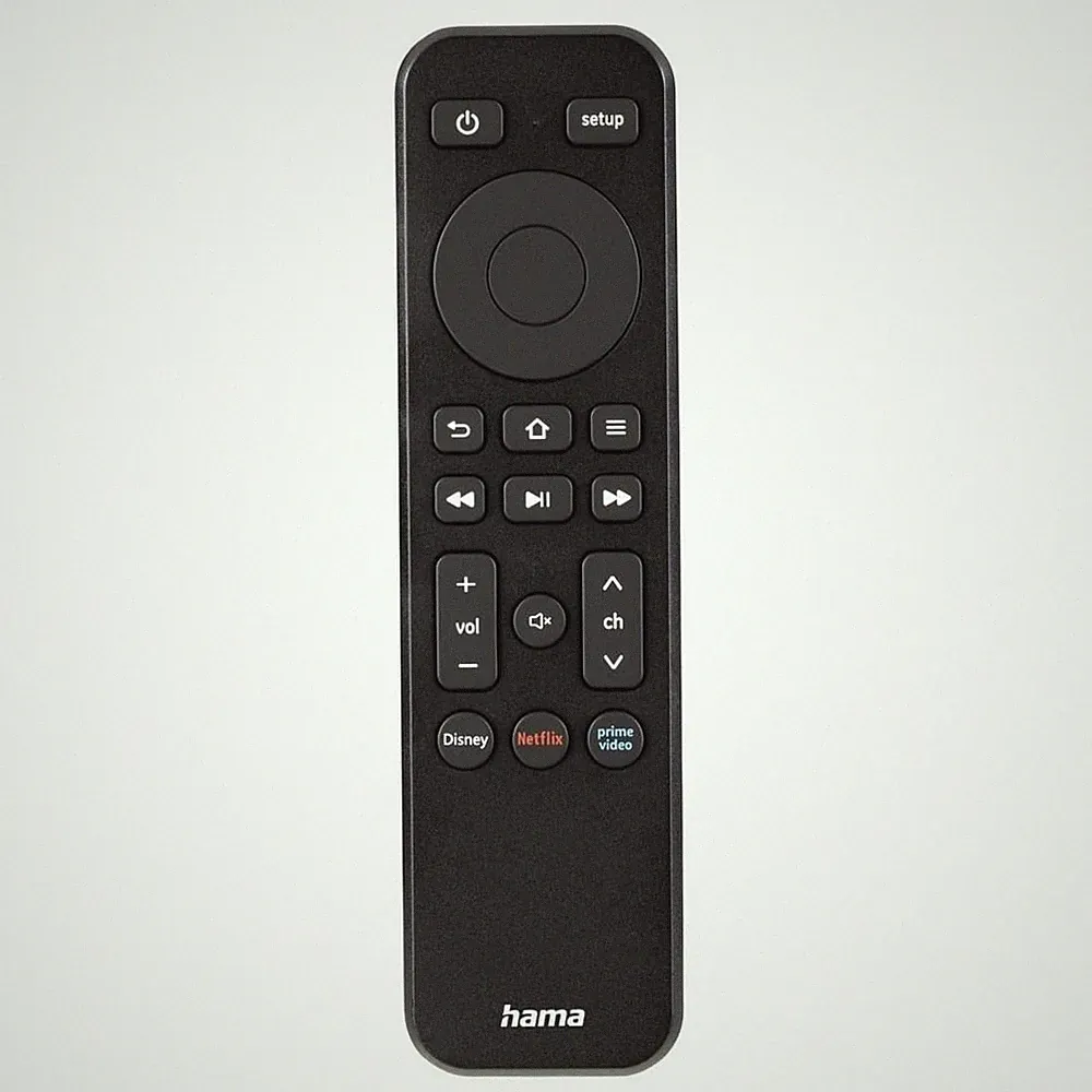HAMA Fernbedienung, f. TV + Button Netflix, Prime Video, Disney+, #1907032
