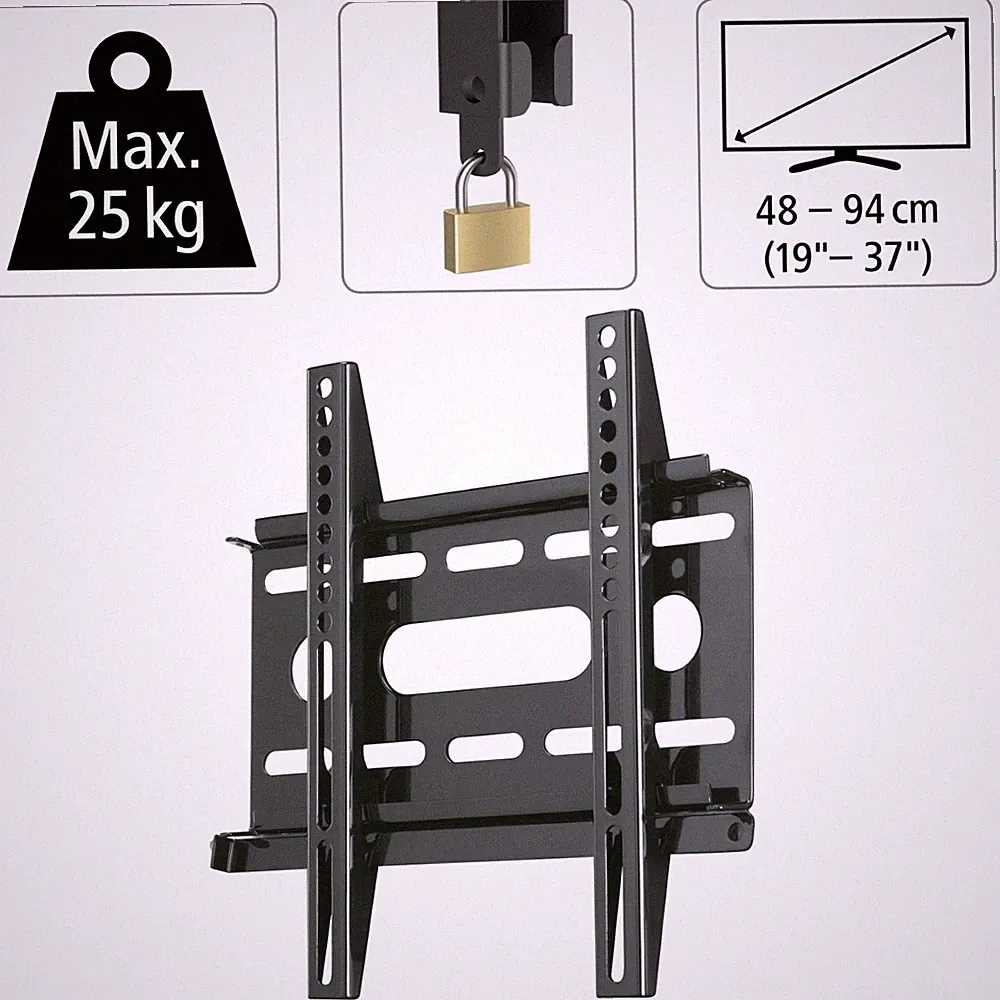Hama TV Wandhalterung FIX 22" 24" 27" 31" 32" 34" 37" Zoll Wand-Halter Halterung