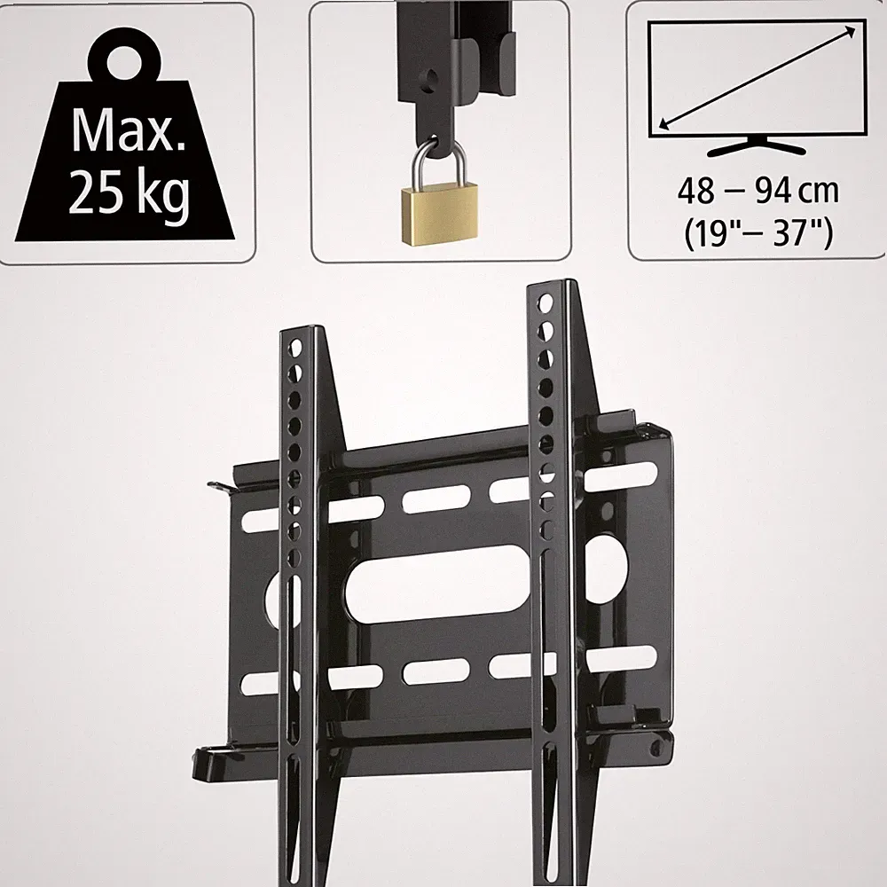 Hama TV Wandhalterung FIX 22" 24" 27" 31" 32" 34" 37" Zoll Wand-Halter Halterung