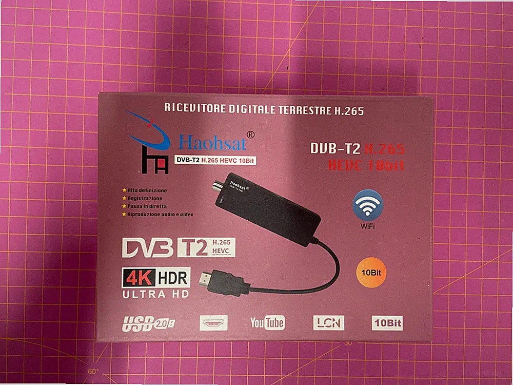 Haohsat T2 Pro DVB T2 Digital TV Stick USB WIFI Hevc 10Bit H.265 4K HDR UHD